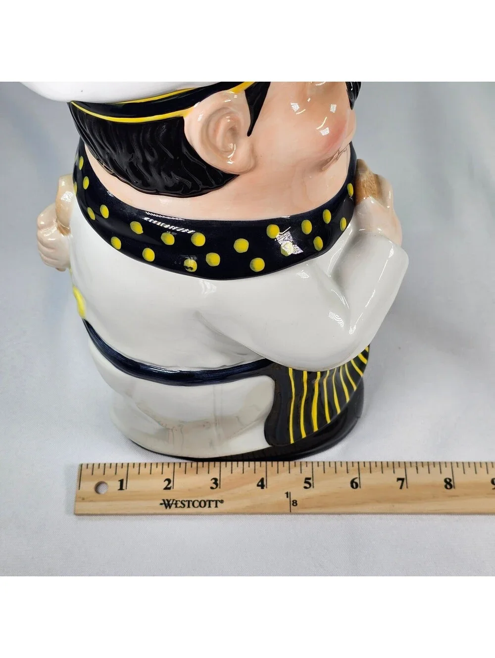 Vtg Memory Company Michigan Wolverines Chef Cookie Jar 2004 1st Series Ceramic